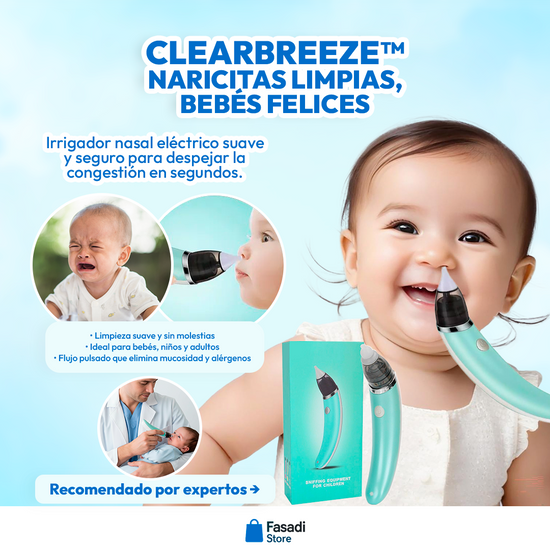 ClearBreeze™ - Respiración libre para tu bebé en la época de más mocos